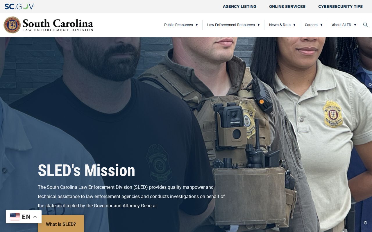 Calhoun County arrest lookup SLED criminal history source